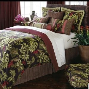 Eastern Accents tropical palm duvet cover twin Tahiti